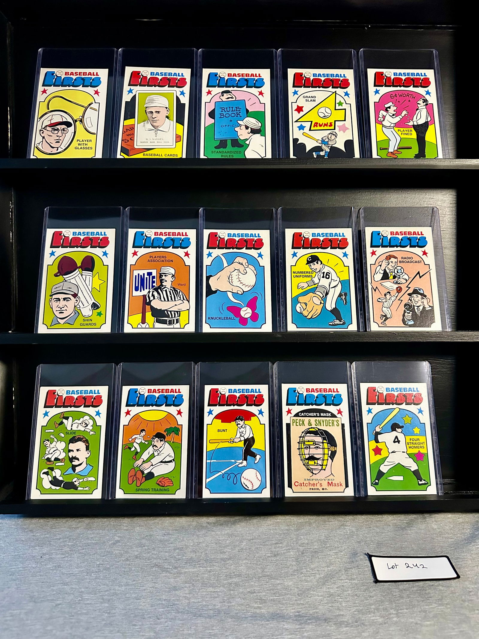 Very Rare Vintage Baseball Complete Set of (42) 1974 Fleer - Baseballs First - Near Mint (1 of 6)