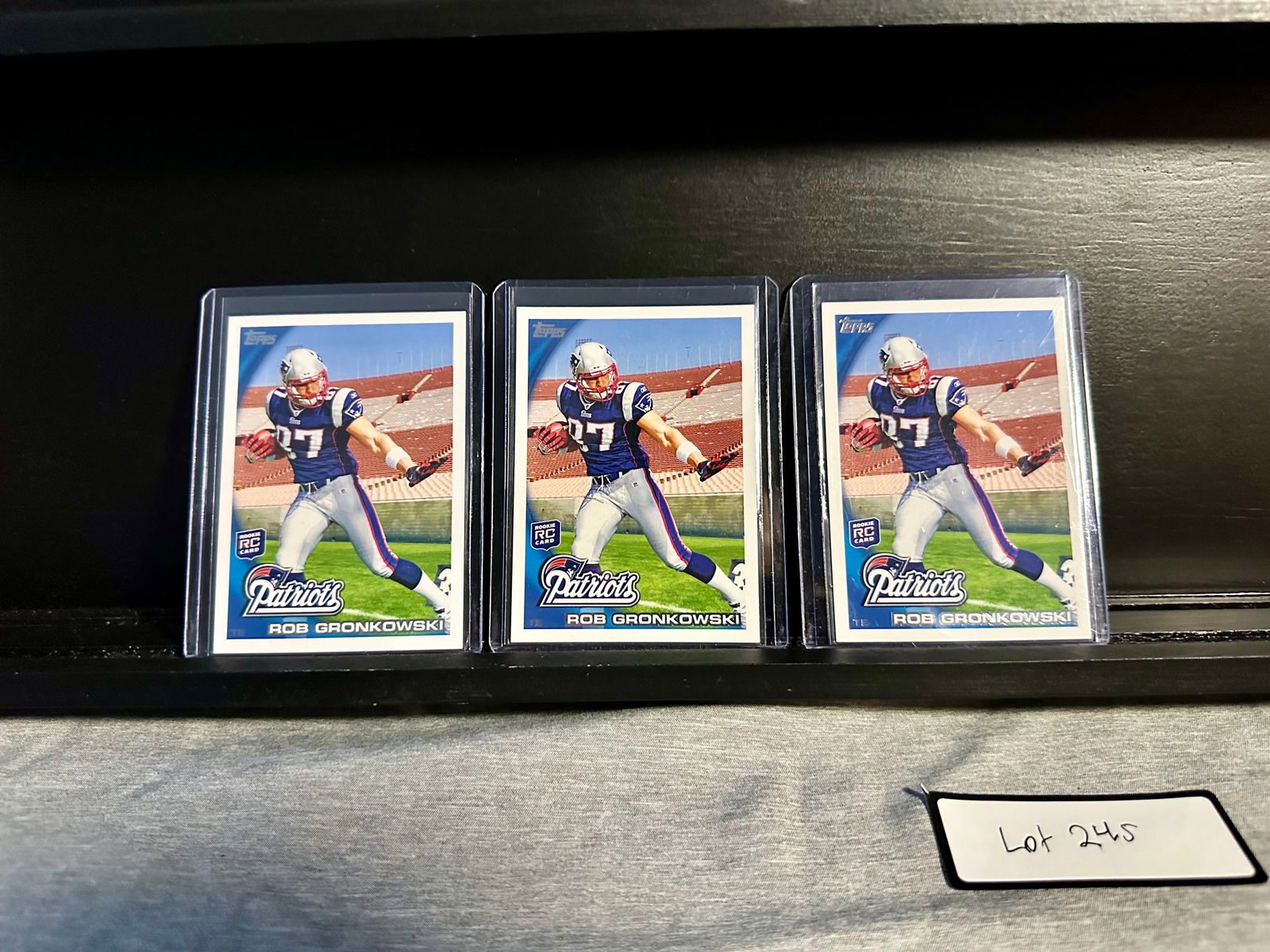 Rob Gronkowski (3) Football Card Rookie Lot by Topps (1 of 2)
