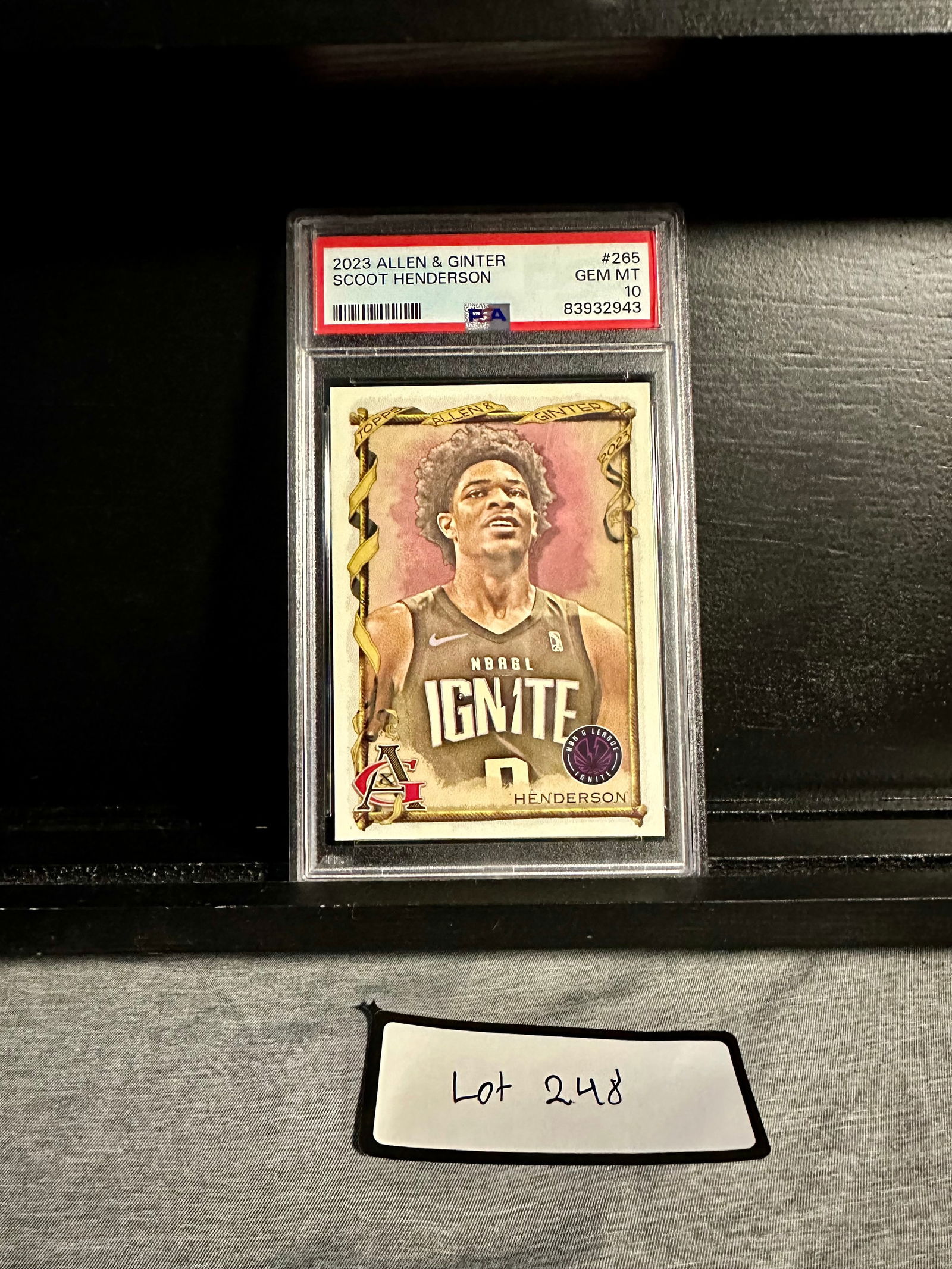 Scoot Henderson 2023 Allen & Ginter Graded PSA 10 Gem Mint (1 of 2)