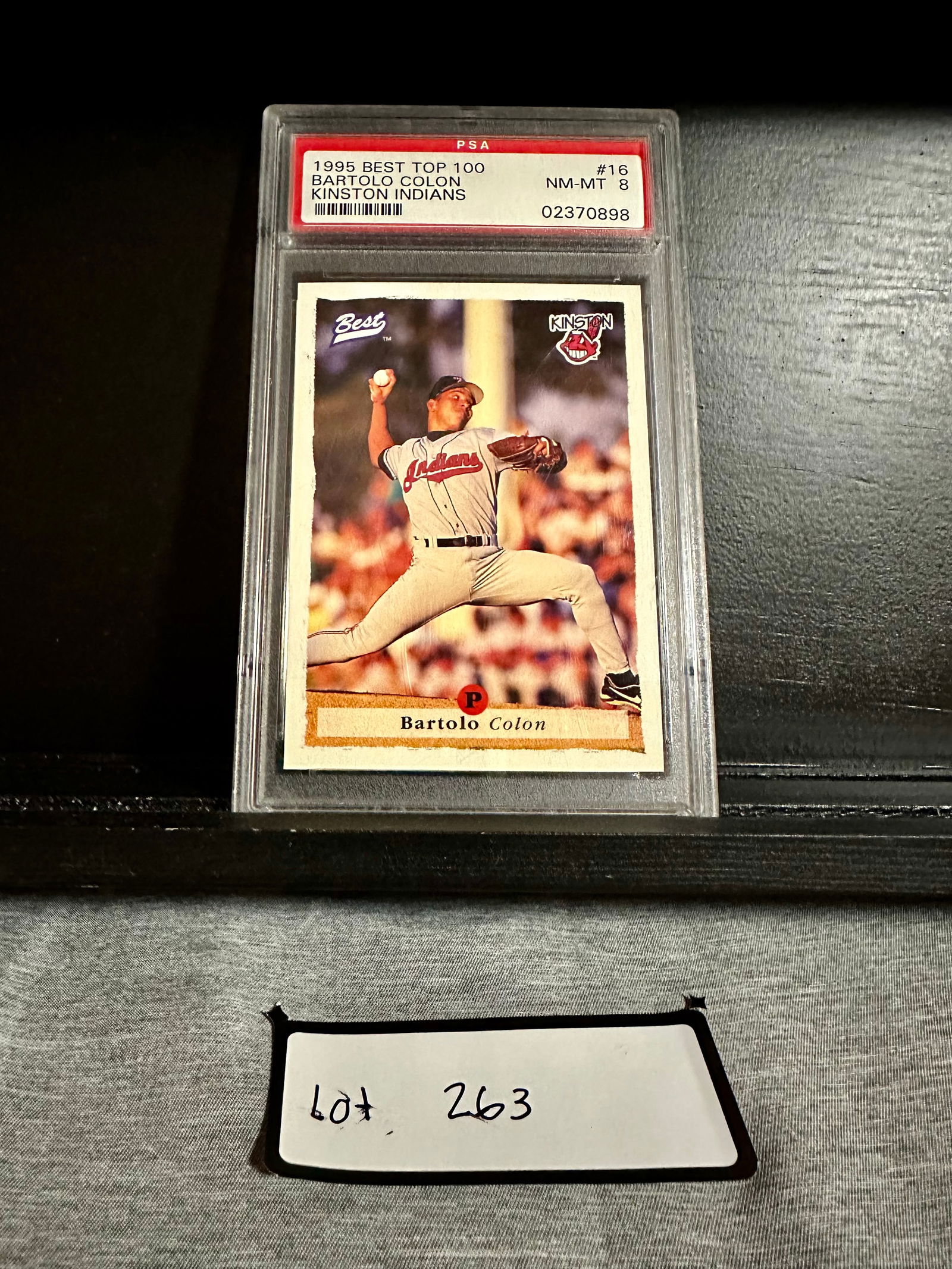 Bartolo Colon 1995 Best Top 100 Minor League Baseball Card Graded PSA 8 (1 of 2)