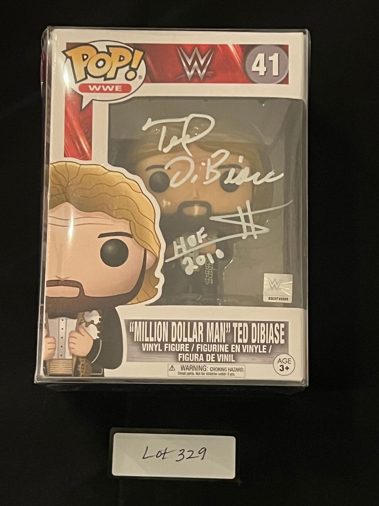 Ted DiBiase Million Dollar Man Signed Autographed #41 Funko Pop - COA Inside (1 of 4)