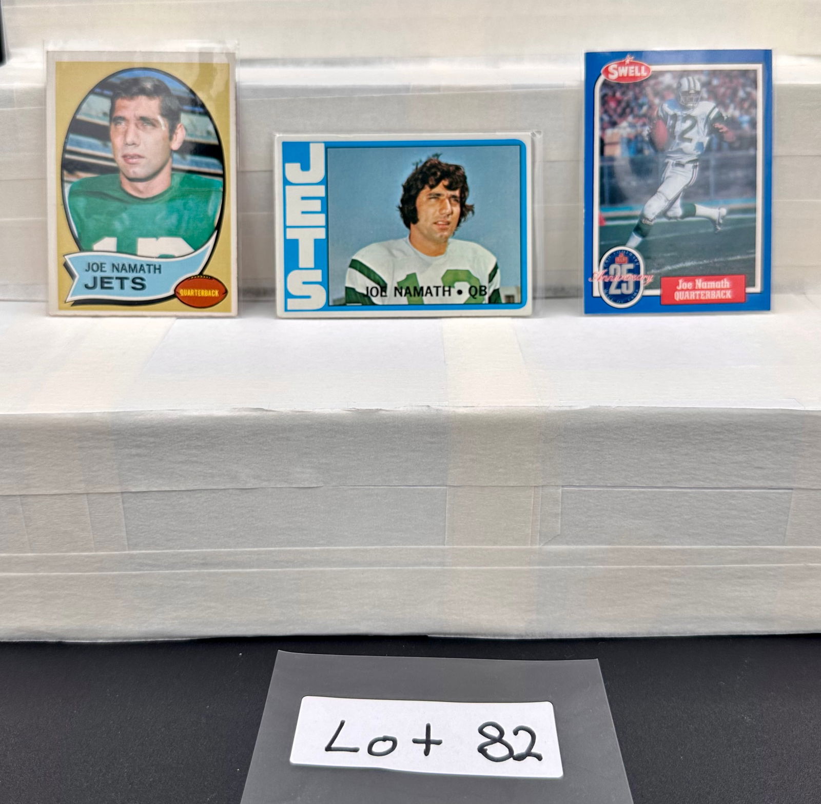 Joe Namath Vintage Football Card Lot (3) Card Total (1 of 7)