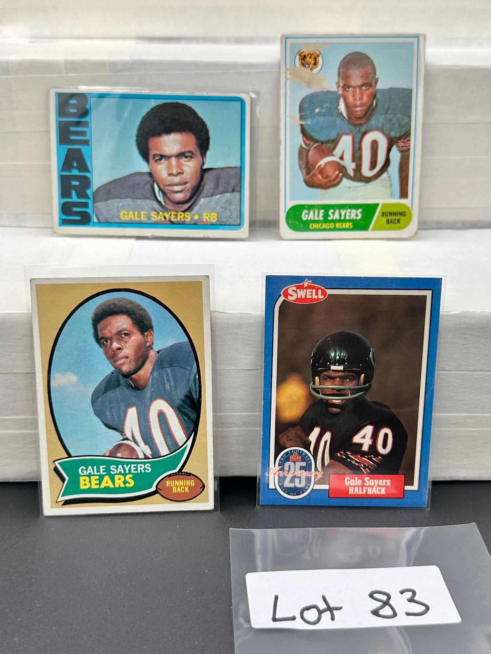 Gale Sayers Vintage Football Card Lot (4) Card Total (1 of 6)