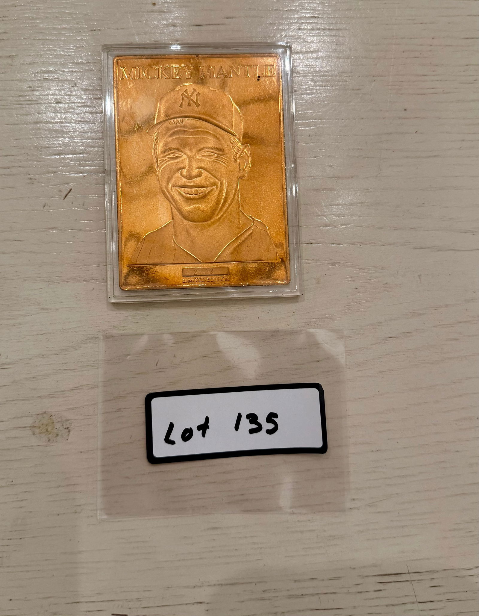 Mickey Mantle Gold Insert Card - Sealed in Case (1 of 3)