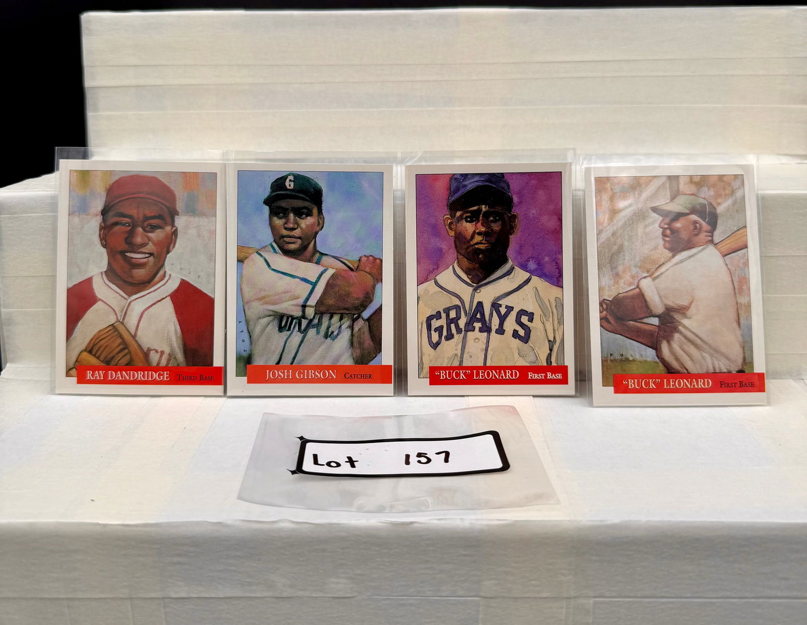 Vintage Baseball Cards Reflecting the Negro League Including Prototype Card - Josh Gibson: Item: Vintage Baseball Cards Reflecting the Negro League Including Prototype Card - Josh Gibson Please look at the pictures carefully to determine what you believe the condition of this collectible is