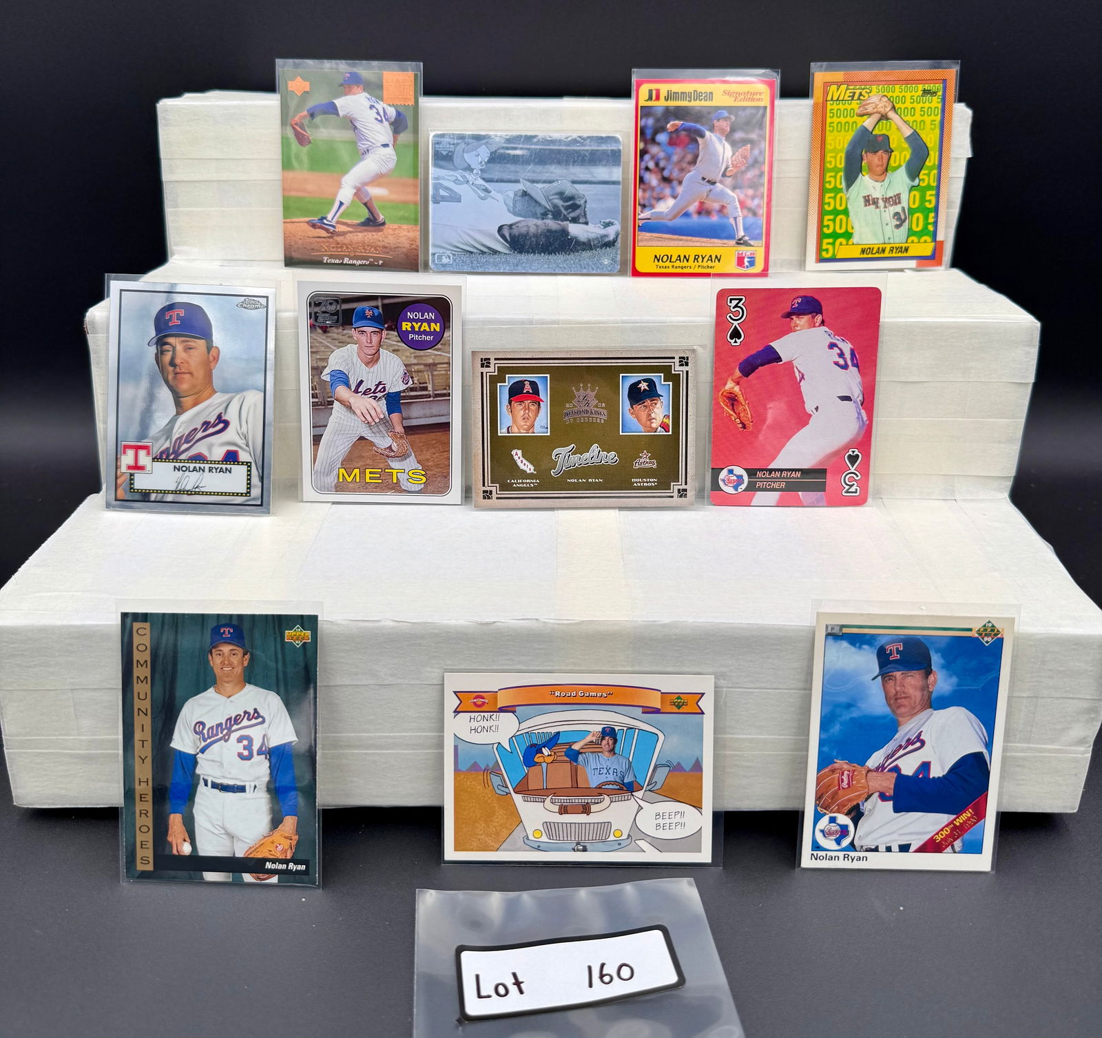 Nolan Ryan Baseball Card Lot with Inserts (11) Card Total (1 of 5)