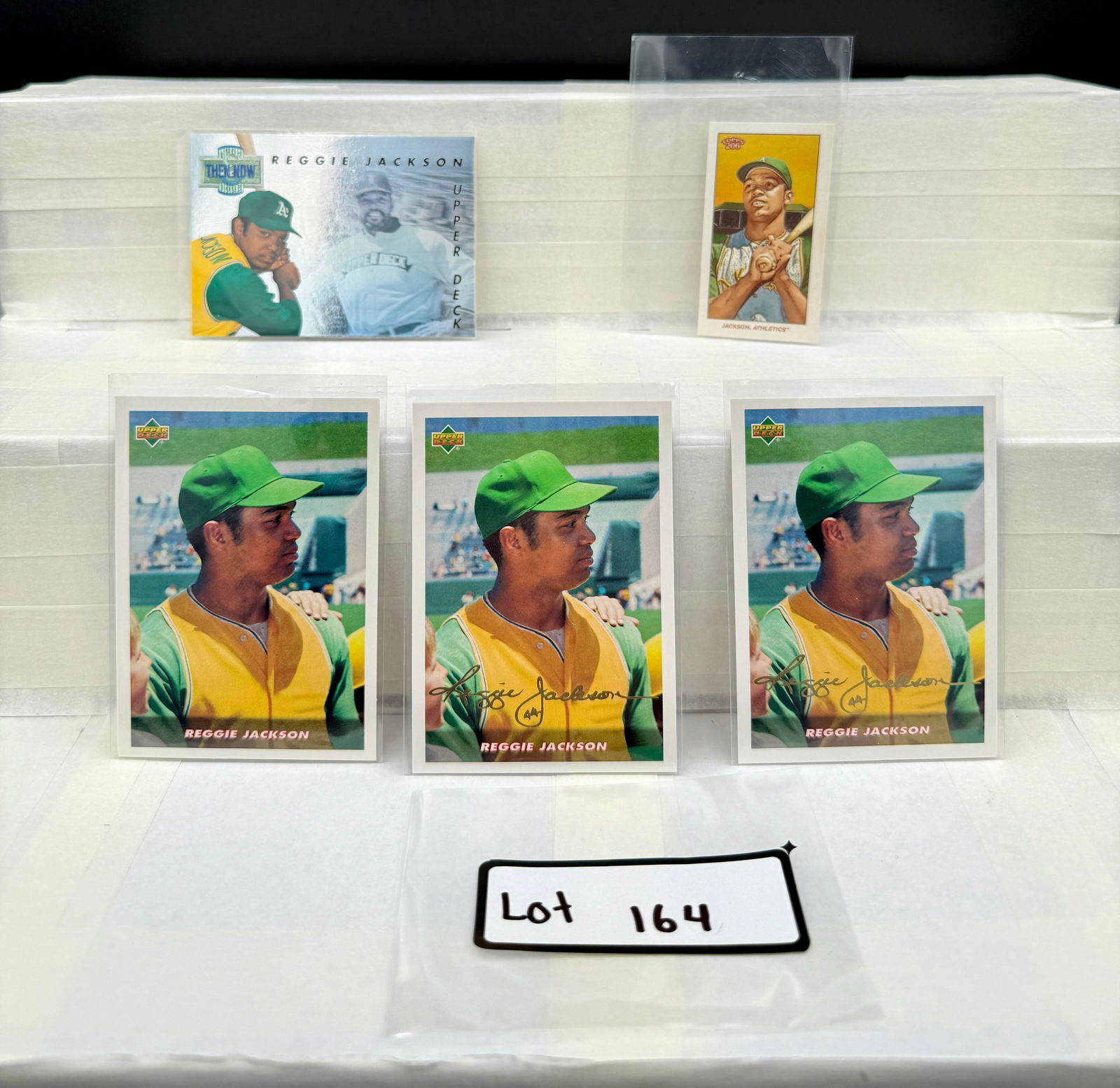 Reggie Jackson Baseball Card Lot of Inserts (5) Card Total (1 of 3)