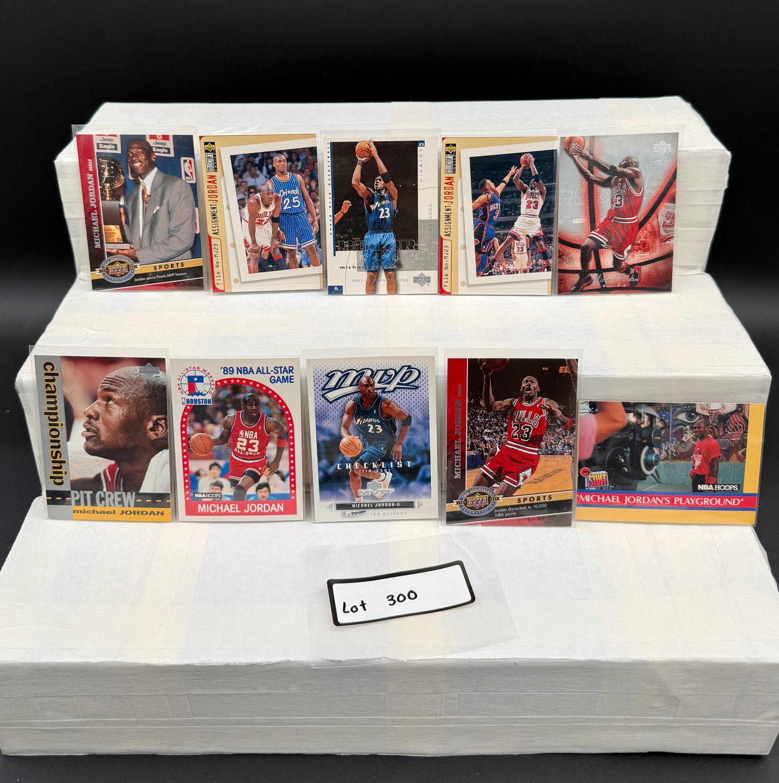 Michael Jordan Basketball Card Lot (10) Total Cards: Item: Michael Jordan Basketball Card Lot (10) Total Cards Please look at the pictures carefully to determine what you believe the condition of this collectible is. We are not professional authenticato