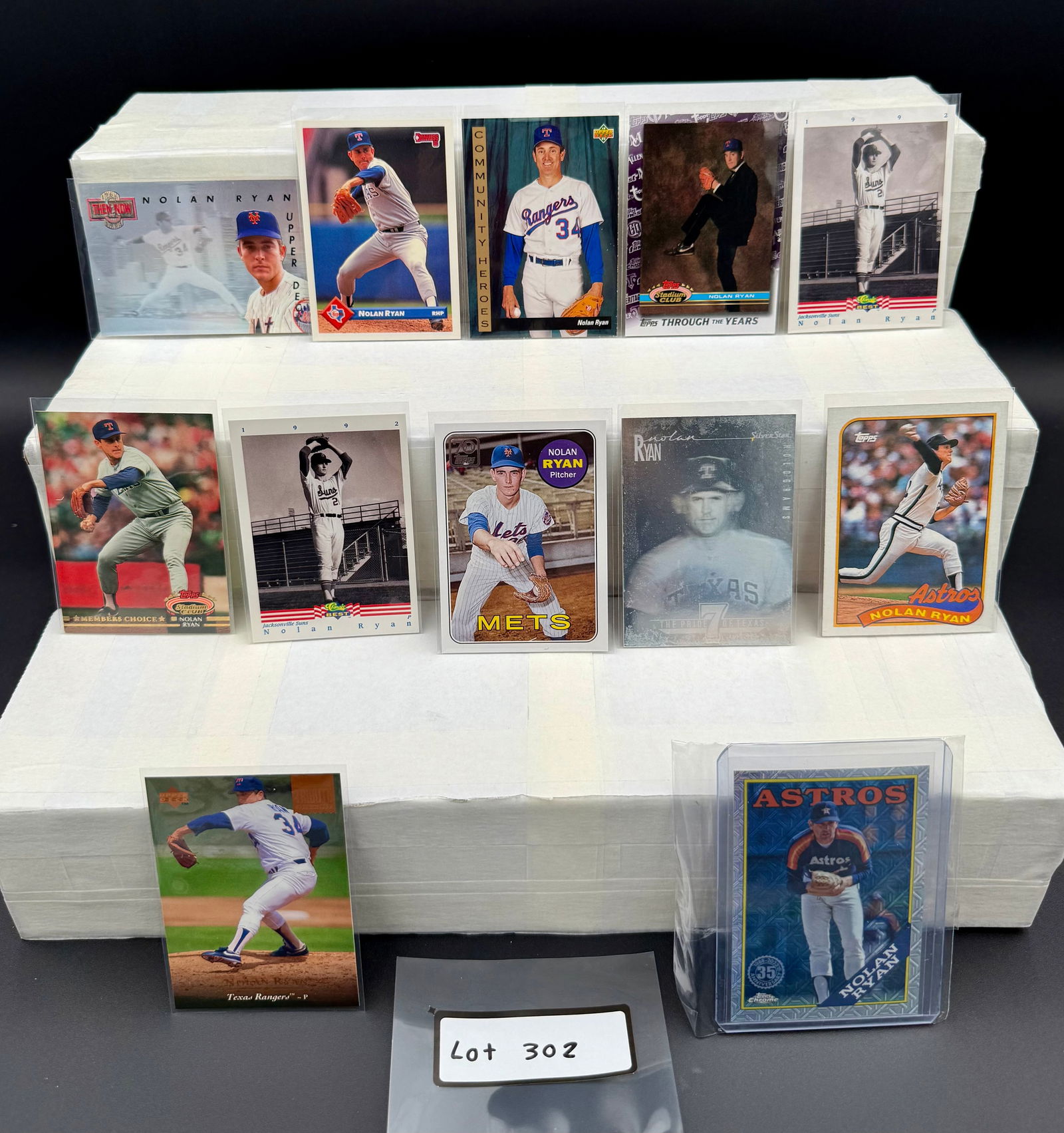 Nolan Ryan Baseball Card Lot with Inserts (12) Card Total (1 of 4)