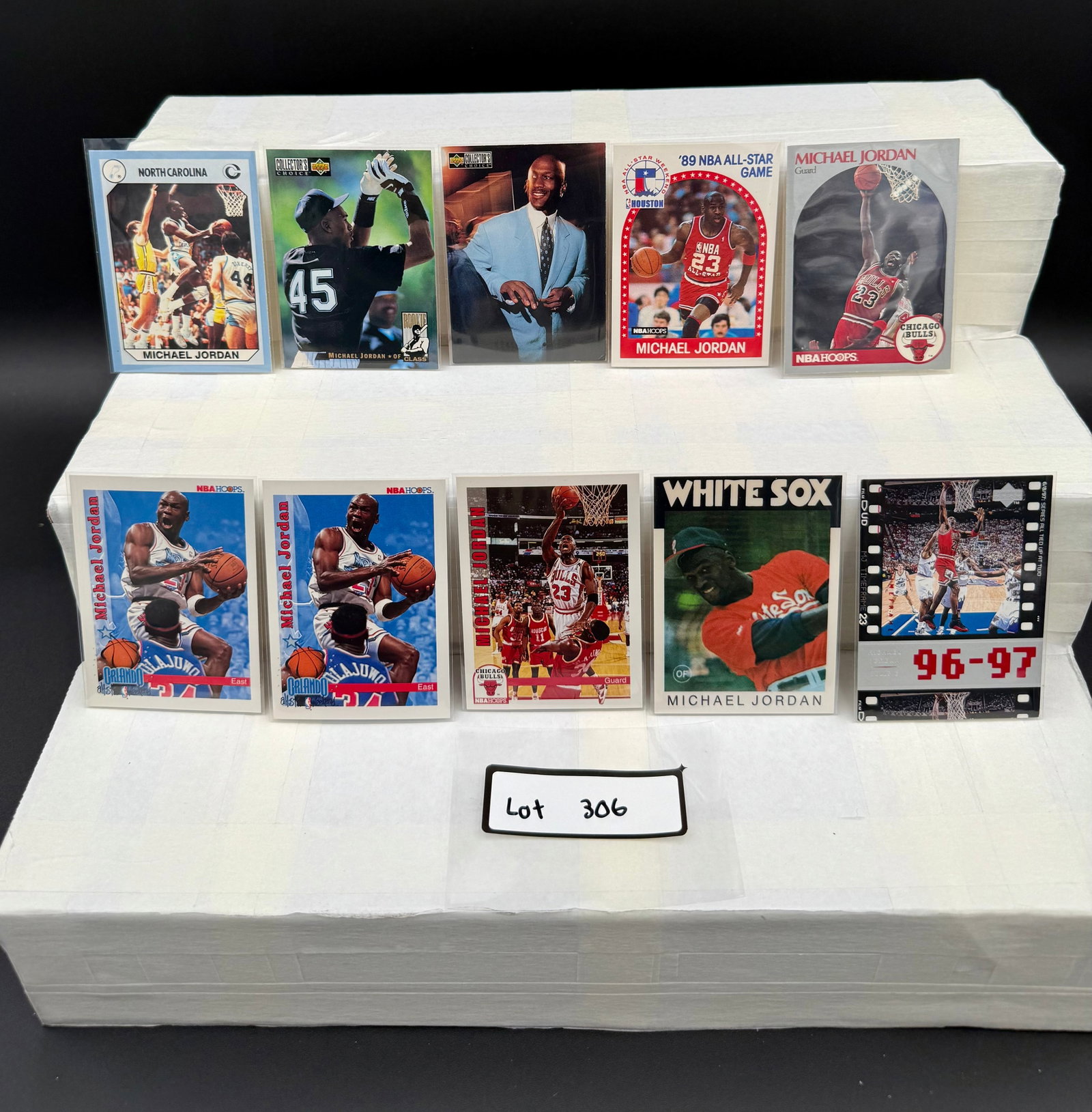 Michael Jordan Basketball Card Lot (10) Total Cards: Item: Michael Jordan Basketball Card Lot (10) Total Cards Please look at the pictures carefully to determine what you believe the condition of this collectible is. We are not professional authenticato