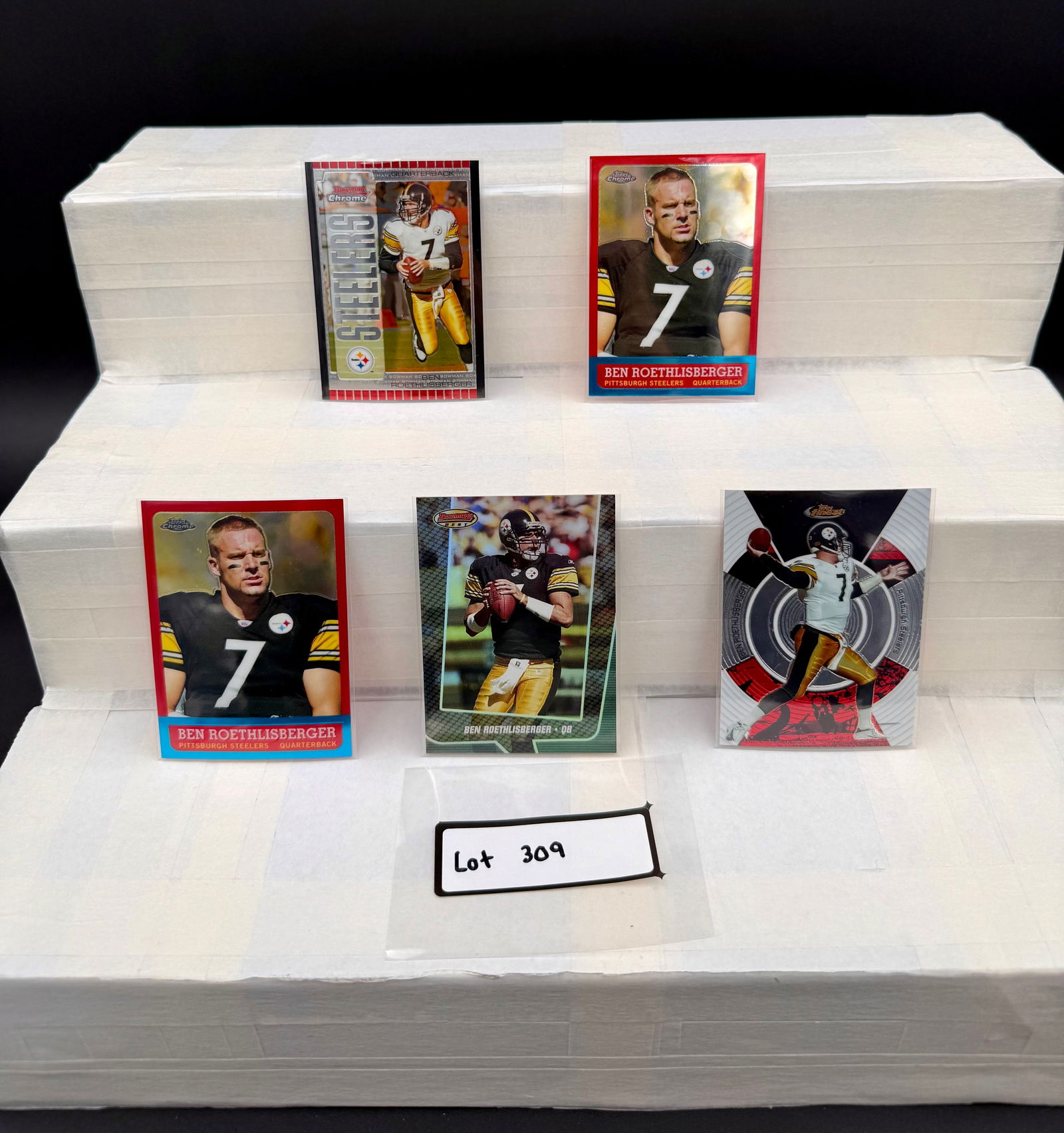 Ben Roethlisberger Football Card Lot (5) Card Total (1 of 3)