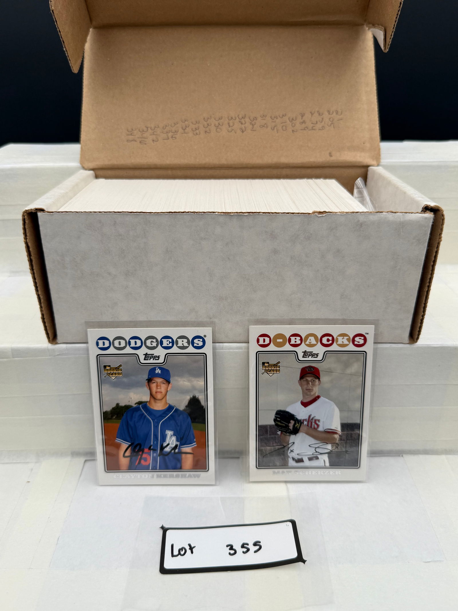 Complete Set of 2008 Topps Update and Highlights Baseball Cards. Clayton Kershaw and Max Scherzer (1 of 3)