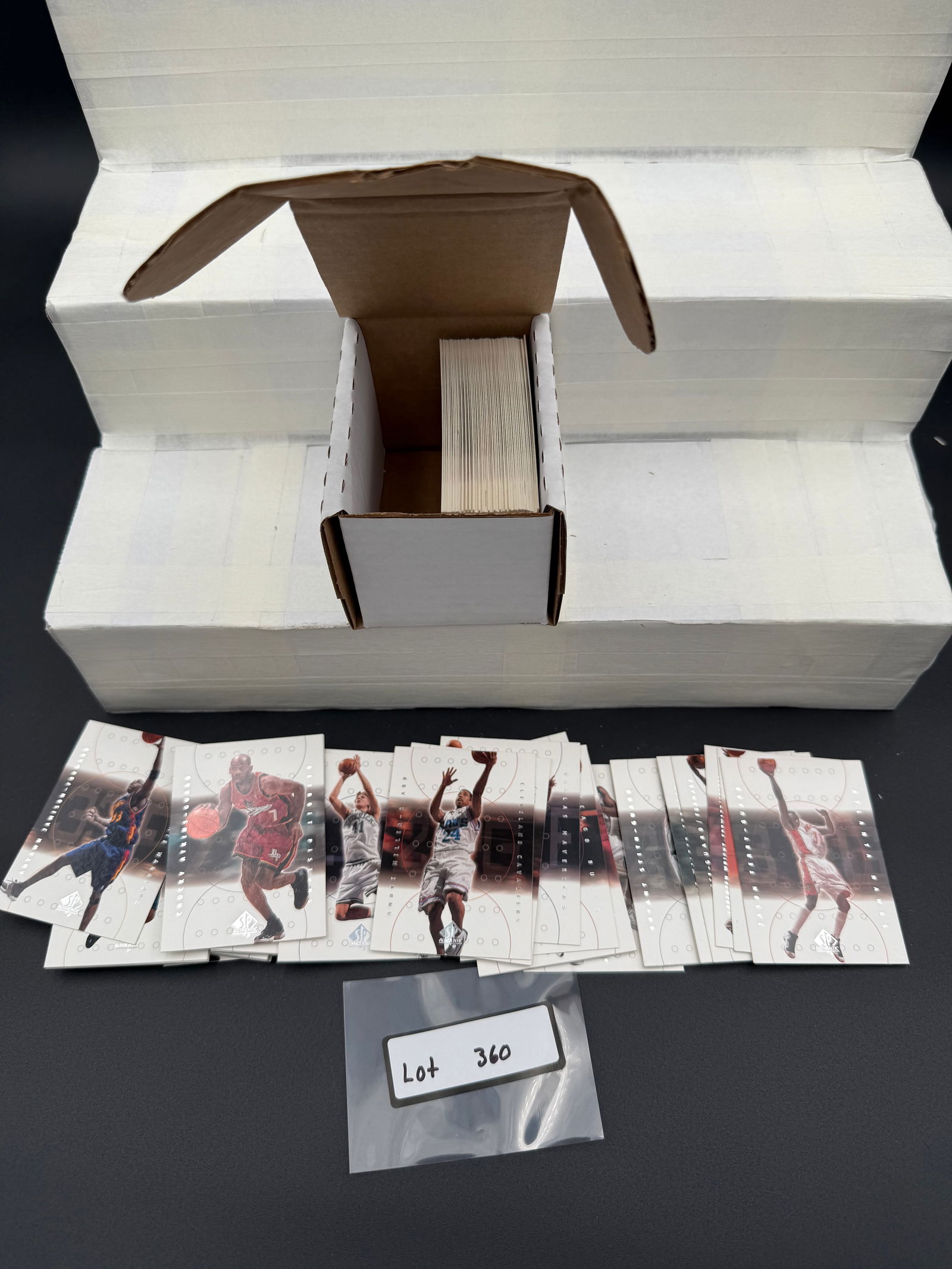 Complete Set of 2000-01 Upper Deck SP Authentic Basketball Cards. (1 of 3)