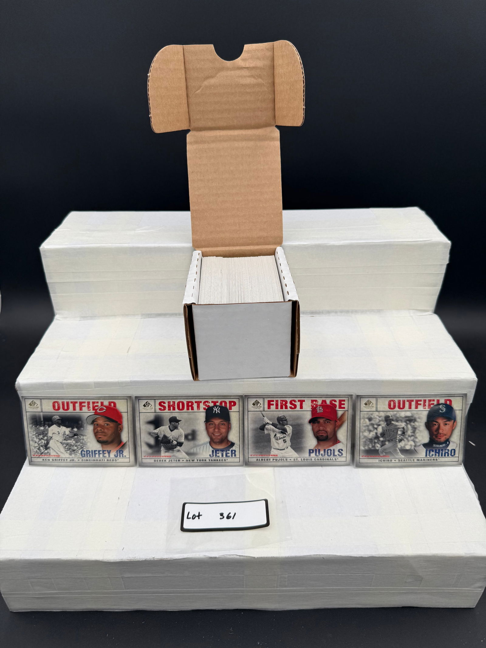 Complete Set of 2008 Upper Deck SP Legendary Cuts Baseball Cards. Derek Jeter, Ken Griffey, Jr. (1 of 3)