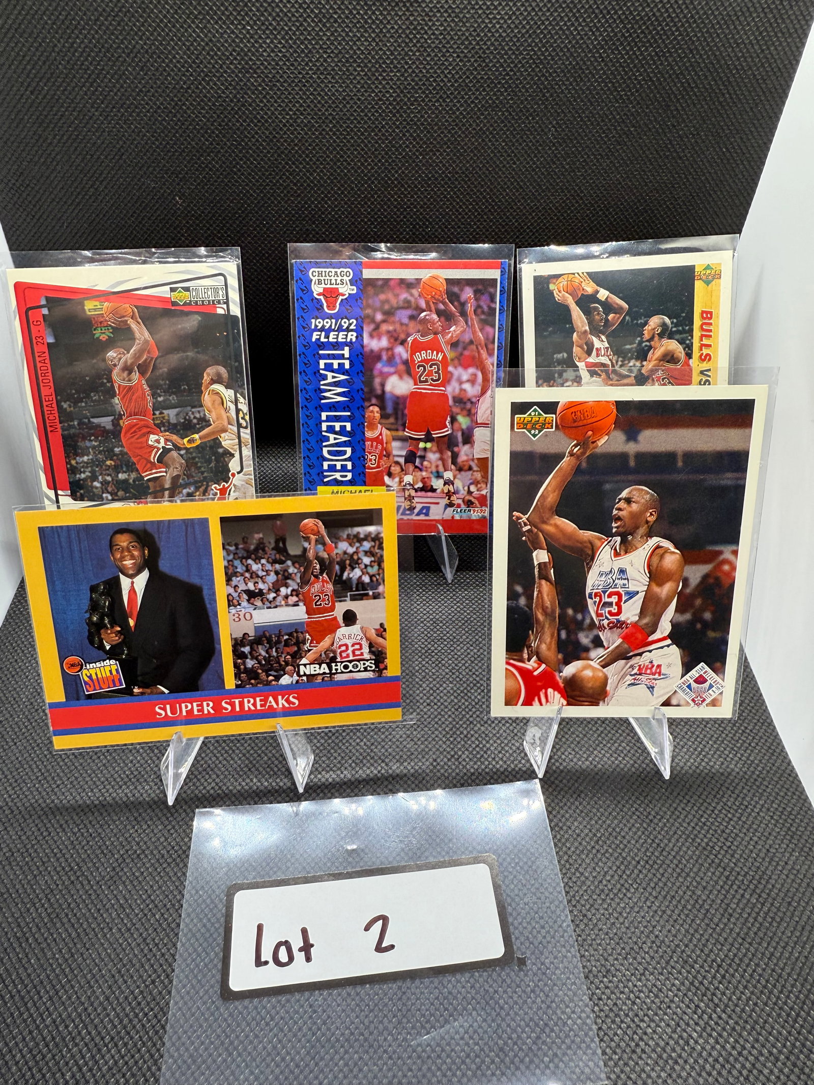 (5) Michael Jordan Basketball Cards Chicago Bulls: Item: (5) Michael Jordan Basketball Cards Chicago Bulls Please look at the pictures carefully to determine what you believe the condition of this collectible is. We are not professional authenticators