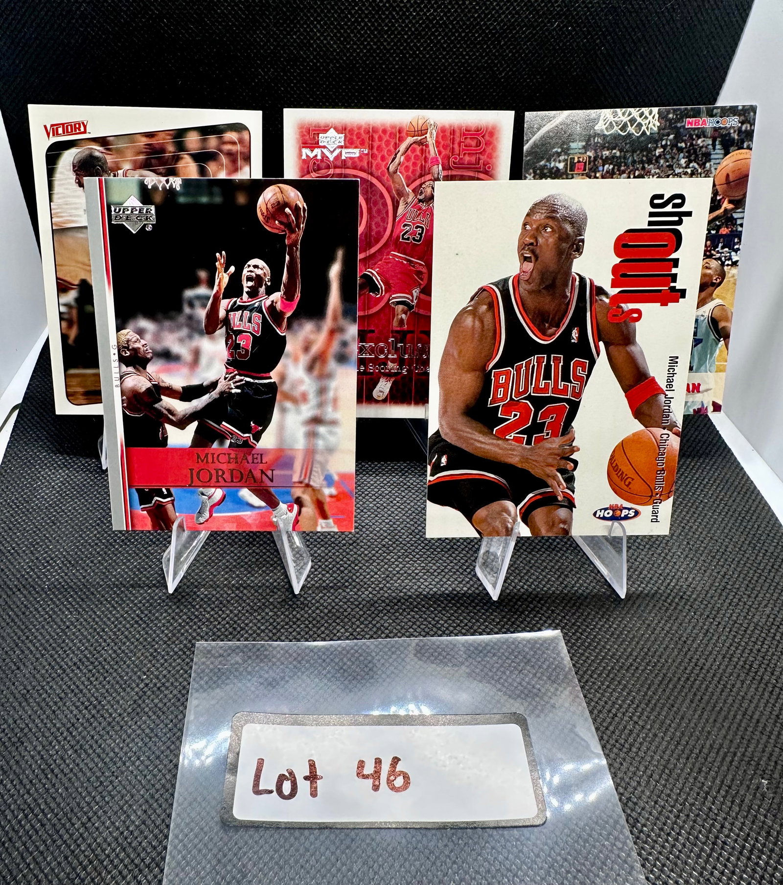 (5) Michael Jordan Basketball Cards Chicago Bulls: Item: (5) Michael Jordan Basketball Cards Chicago Bulls Please look at the pictures carefully to determine what you believe the condition of this collectible is. We are not professional authenticators