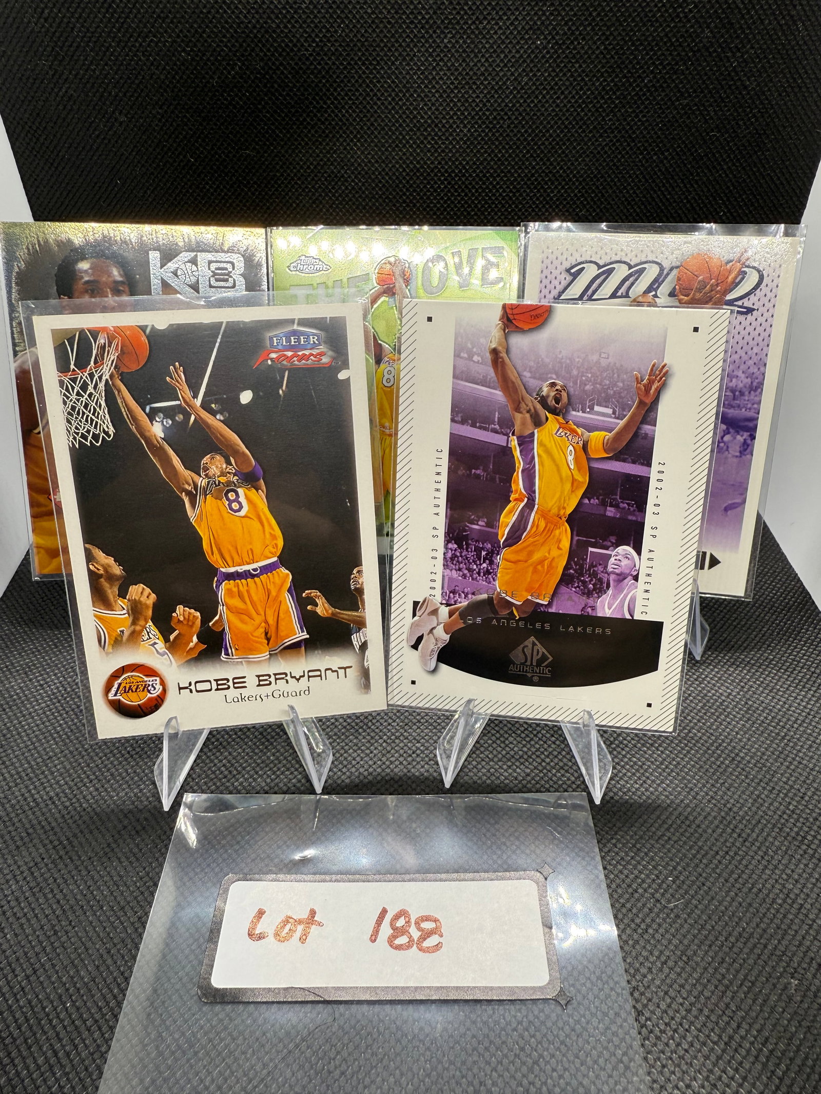 (5) Kobe Bryant Basketball Cards Los Angeles Lakers - Inserts: Item: (5) Kobe Bryant Basketball Cards Los Angeles Lakers, Inserts Please look at the pictures carefully to determine what you believe the condition of this collectible is. We are not professional aut