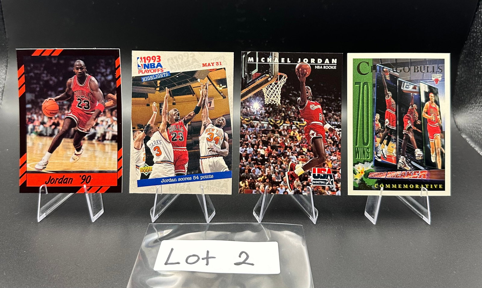 (4) Michael Jordan Basketball Cards Chicago Bulls (1 of 6)