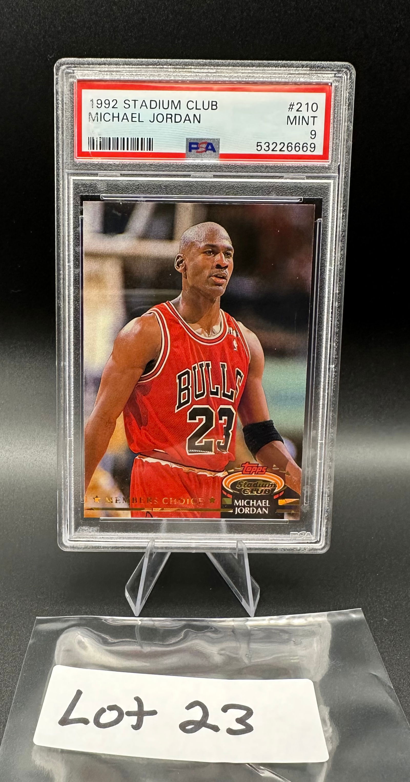 Michael Jordan Graded Basketball Card - PSA 9 MINT (1 of 2)