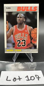 1987 Fleer #59 Michael Jordan Second Year Chicago Bulls