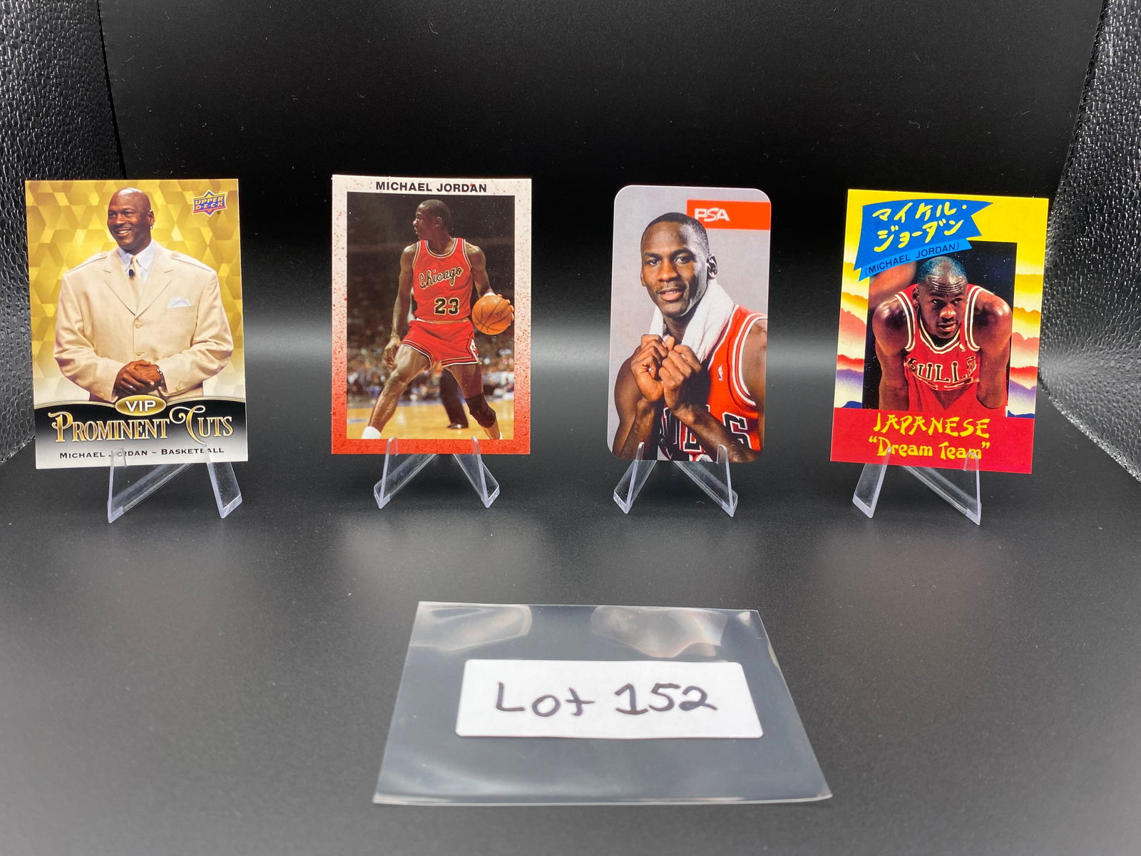 (4) Michael Jordan Basketball Cards Chicago Bulls - Insert Short Print (1 of 6)