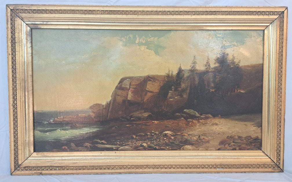 19c OOB Seascape by Harrison Bird Brown (1 of 7)