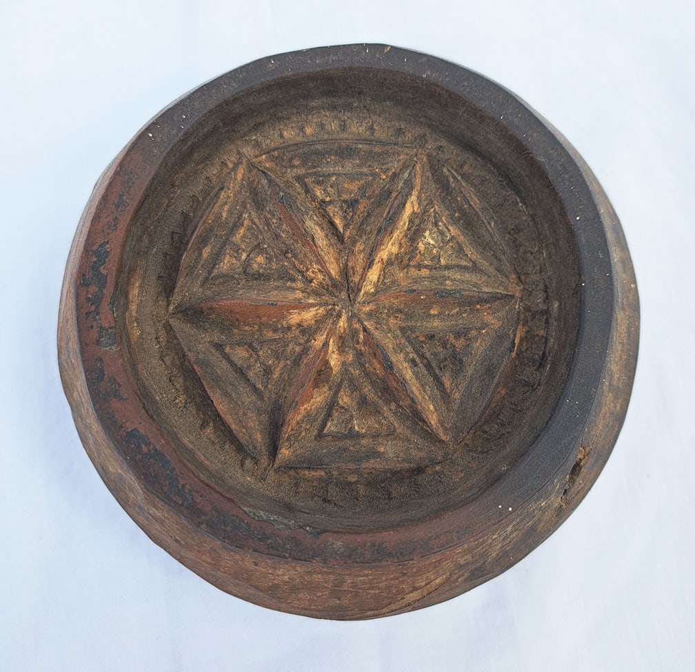 19c Redware Butter Stamp (1 of 3)