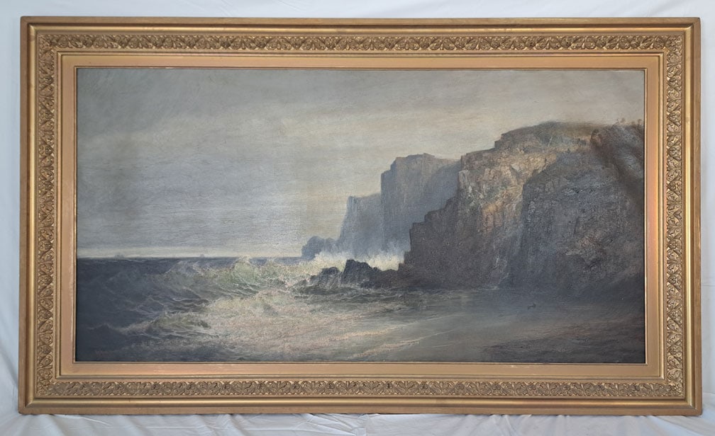 Large OOC Seascape signed by Harrison Bird Brown (1 of 10)
