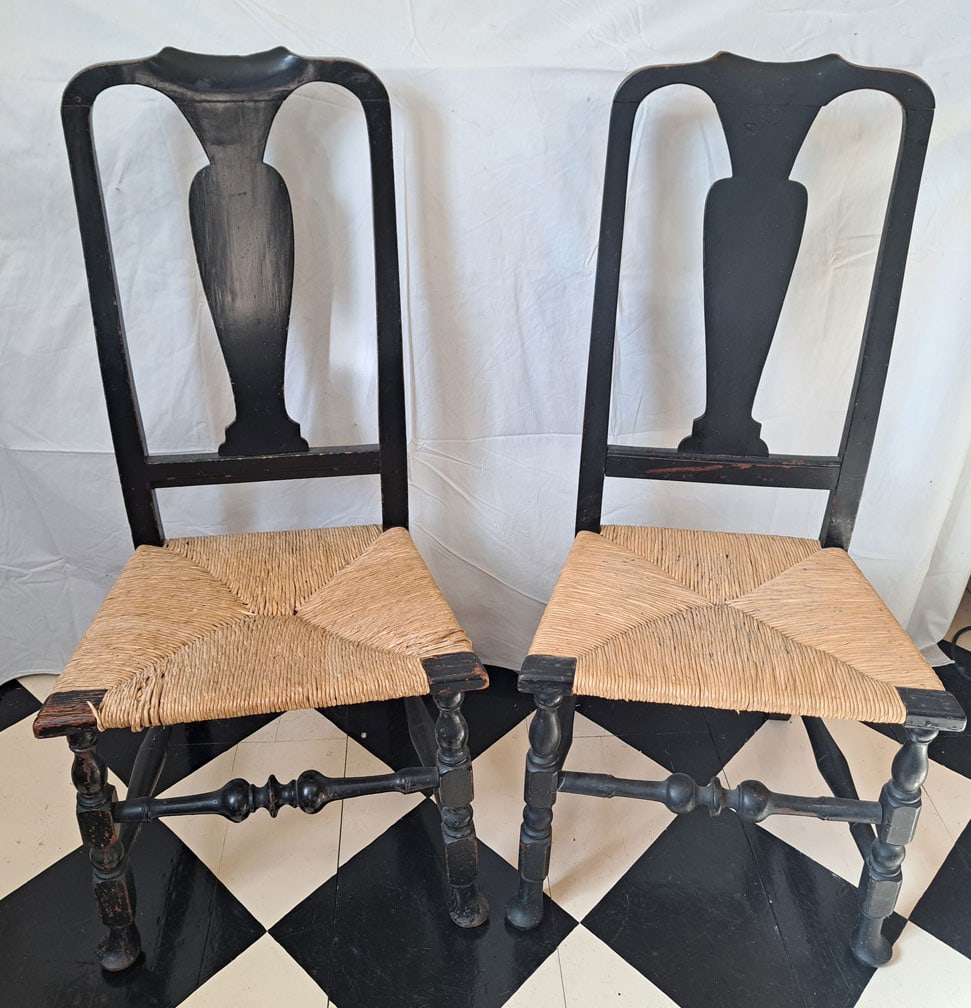 Assembled Pair of Chippendale chairs. (1 of 7)