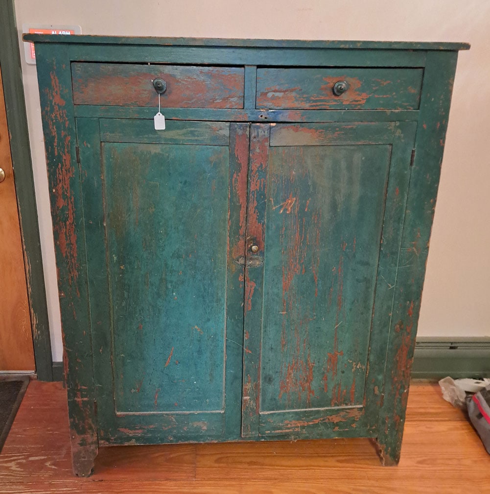 Early Painted Cupboard (1 of 2)