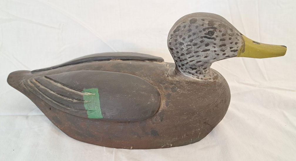 Wooden Duck Decoy. Possibly Freeport, Maine. (1 of 6)