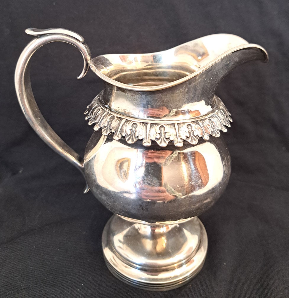 Coin Silver Pitcher by Benjamin Frobisher 1835. Boston, MA. (1 of 6)