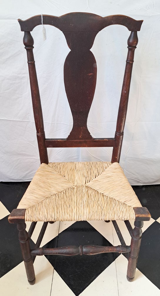 Queen Anne Side Chair.: 20" Wide X 40"Tall 17 1/2" Seat.