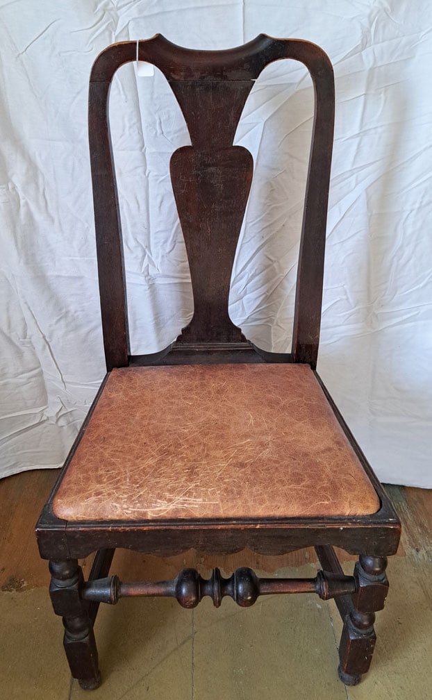 Queen Anne Side Chair: 20" Wide X 40" Tall 18" Seat.