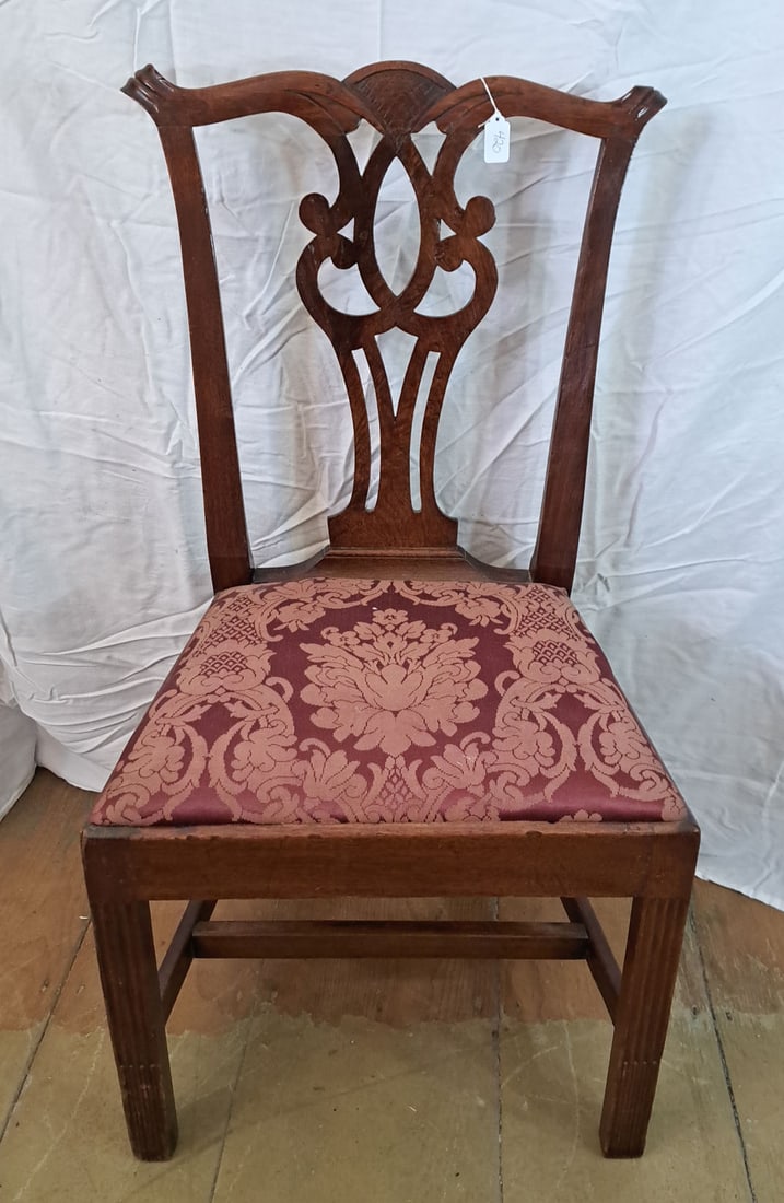 Chippendale Side Chair. Probably Rhode Island. (1 of 7)