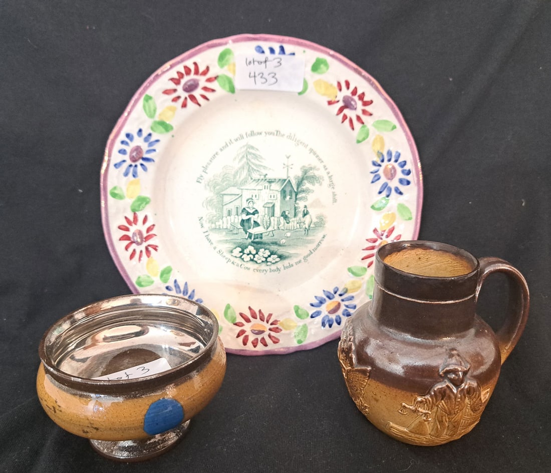 Lot of Luster Decorated Ceramics (1 of 2)