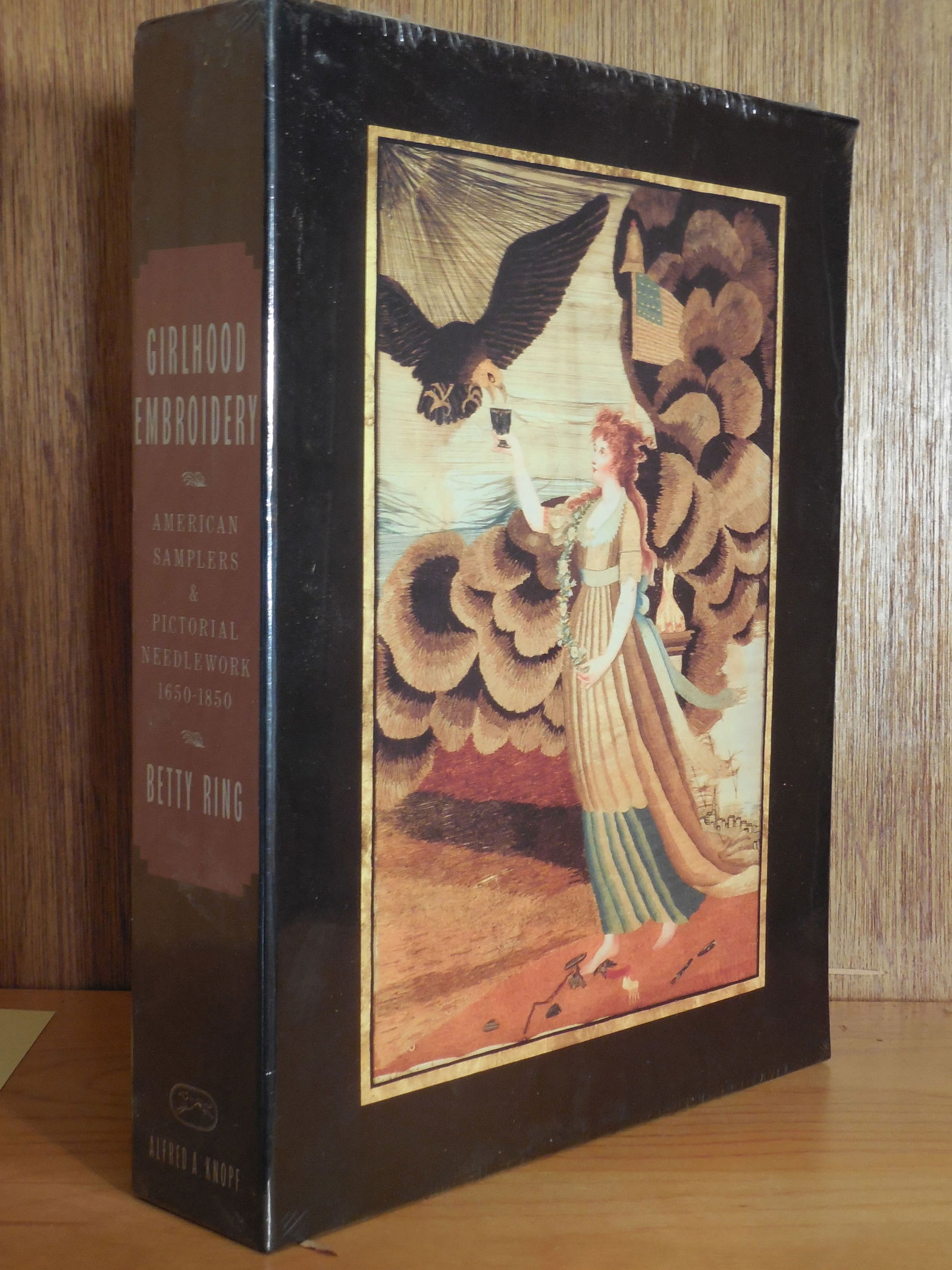 "Girlhood Embroidery" 2 Volume Book Lot by Betty Ring, Unopened (1 of 3)