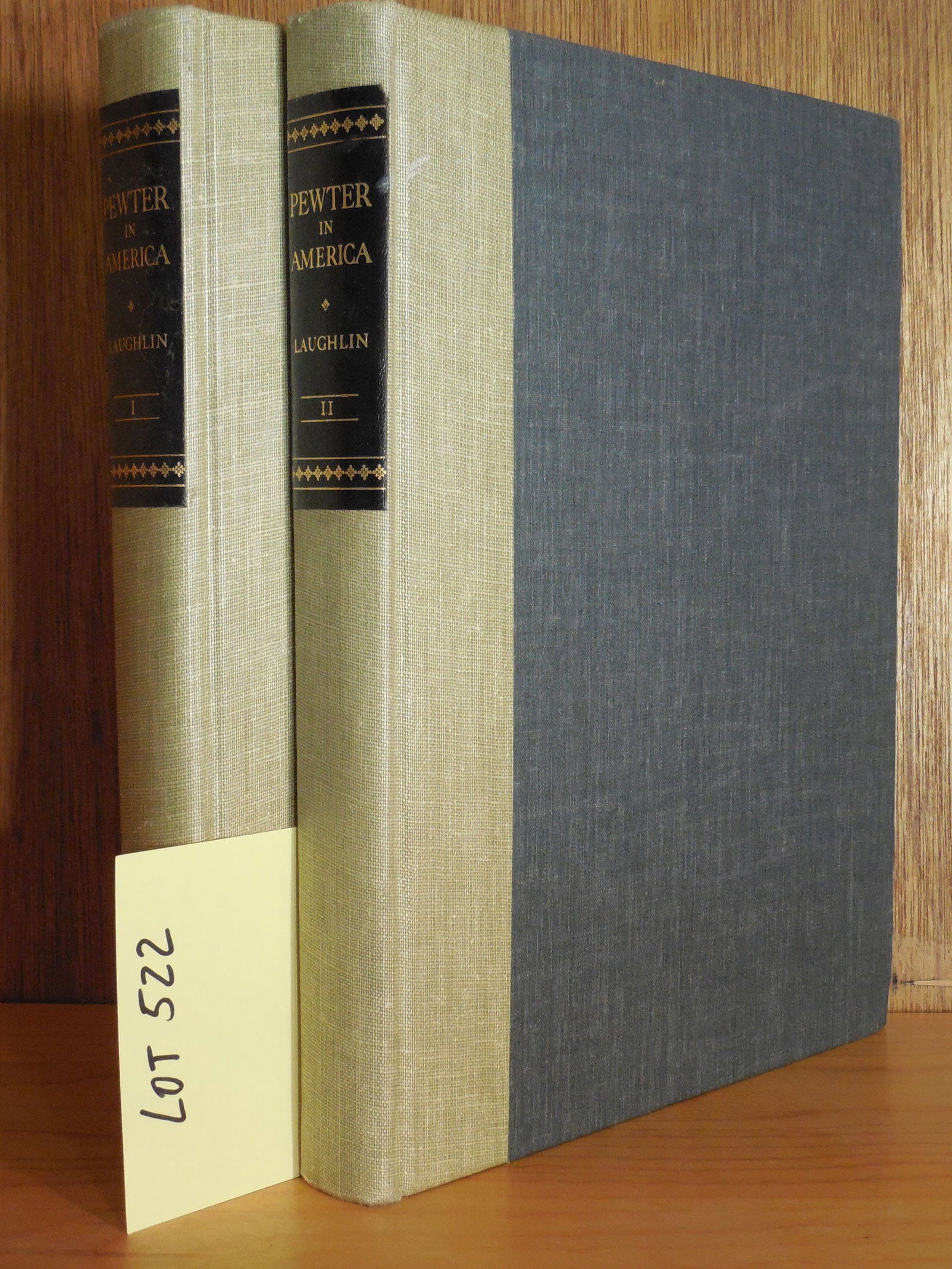 "Pewter in America: Its Makers and Their Marks" 2 Volume Set by Ledlie Irwin Laughlin: "Pewter in America: Its Makers and Their Marks" 2 Volume Set by Ledlie Irwin Laughlin. Houghton Mifflin Company, Boston. Copyright 1940.