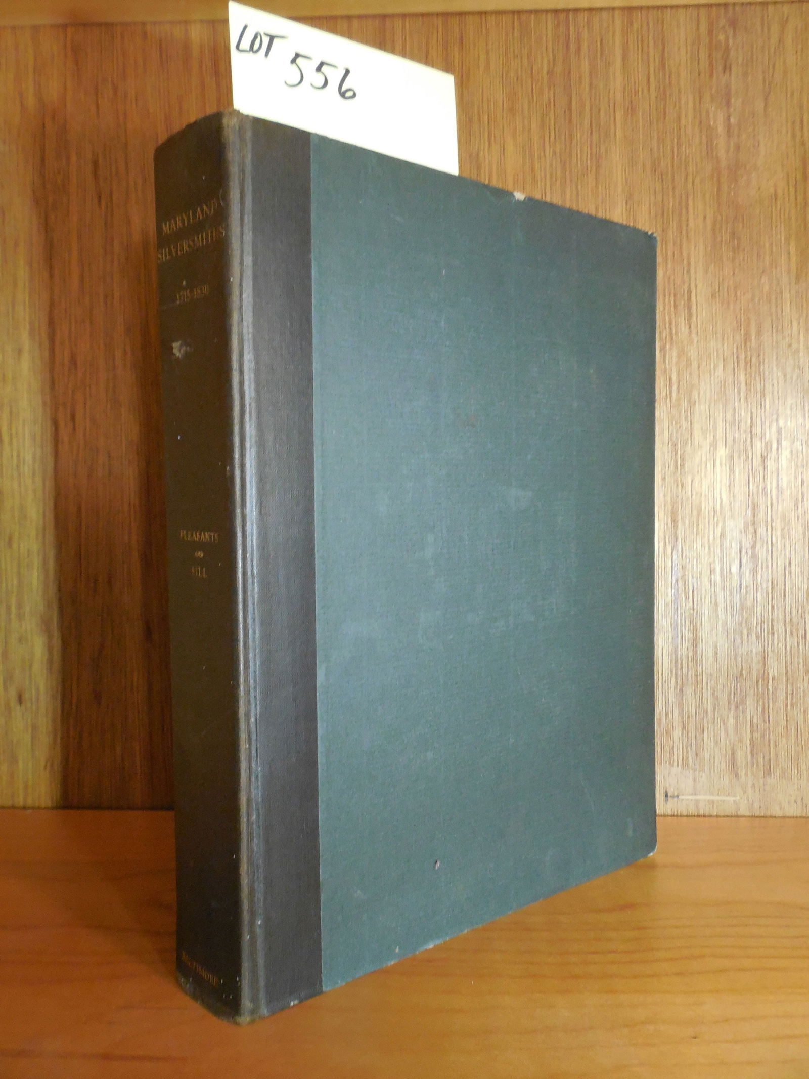 "Maryland Silversmiths 1715-1830" Book Lot by J. Hall Pleasants and Howard Sill (1 of 6)