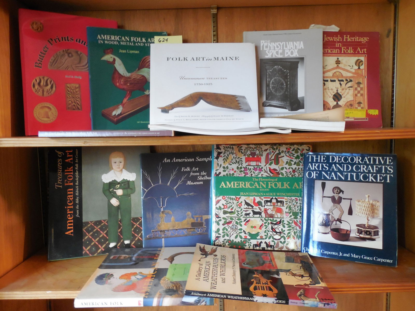 Lot of 14 Books on Folk Art and Country Primitive Related Topics (1 of 8)