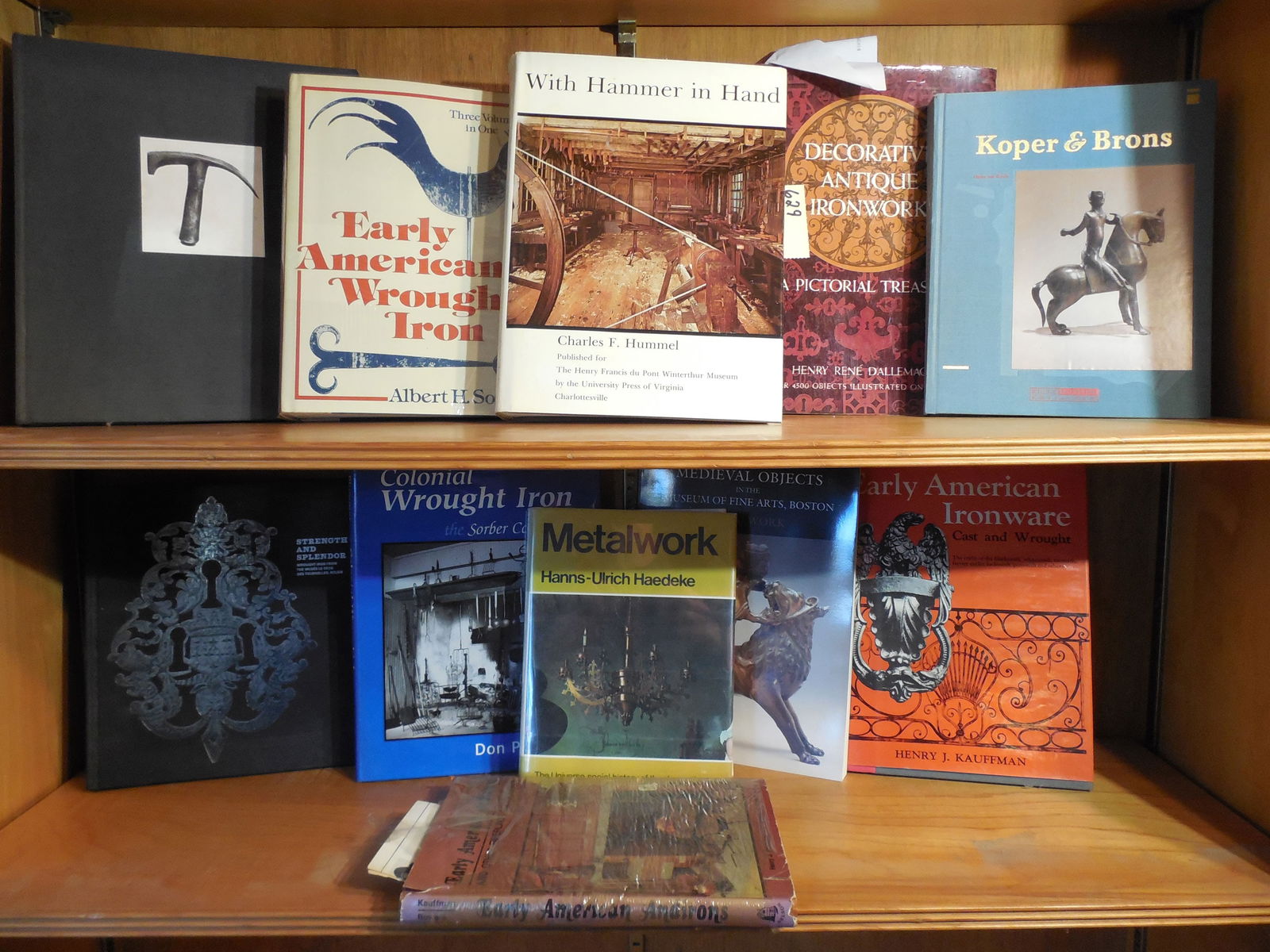 Lot of 11 Books on Metalwork, Wrought Iron, Etc…: Lot of 11 Books on Metalwork, Wrought Iron, Etc…