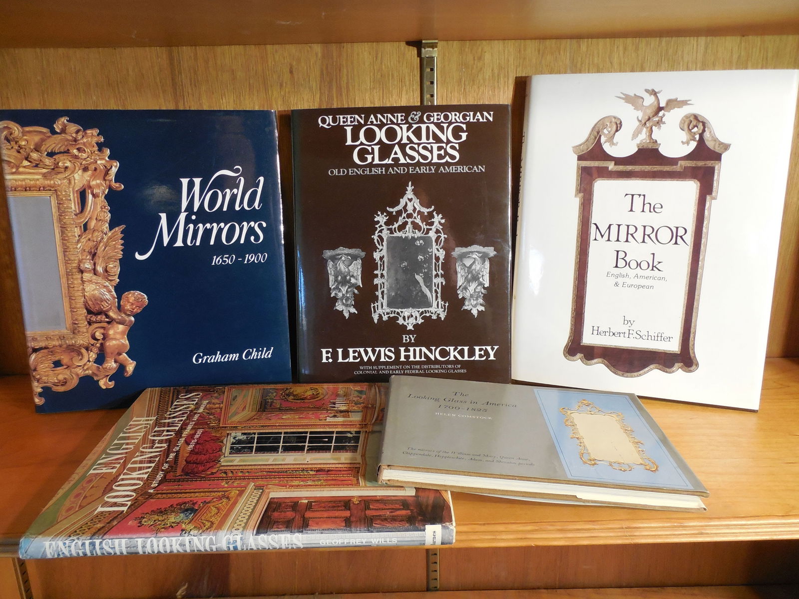 Lot of 5 Books Relating to Mirrors & Looking Glasses (1 of 4)