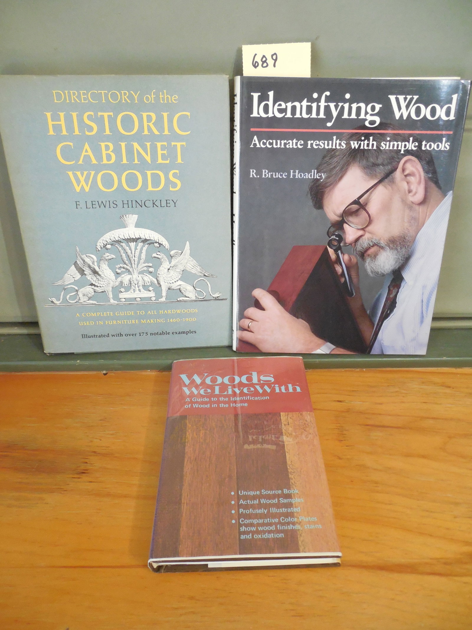 Lot of 3 Books Relating to Wood Identification in Antique Furniture: Lot of 3 Books Relating to Wood Identification in Antique Furniture