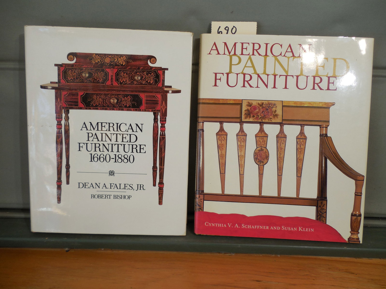 Lot of 2 Books on American Painted Furniture including A Signed First Edition: Lot of 2 Books on American Painted Furniture including A Signed First Edition of “American Painted Furniture: 1790-1880”Cynthia Schaffner; Dusan Klein, Published by Clarkson Potter, New York, 