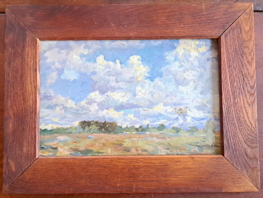 Oil on Board by Vivian Akers- Norway, Oxford Co. Shattuck Farm, Maine (1 of 5)