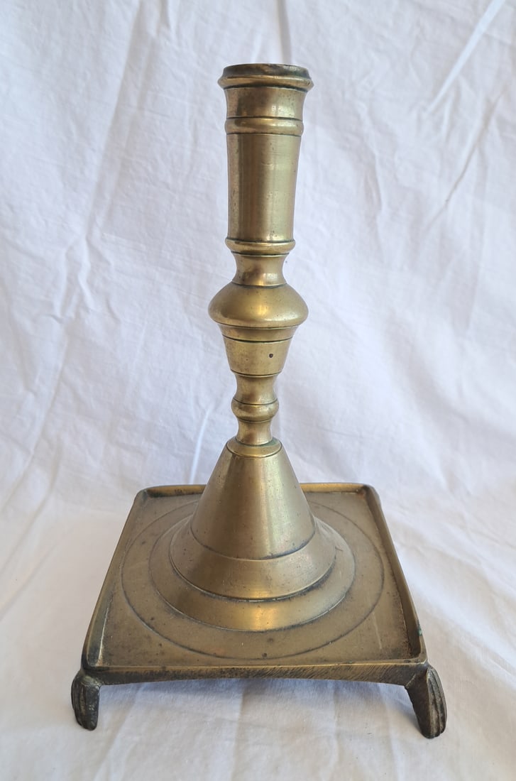 17th Century Brass Candlestick (1 of 8)