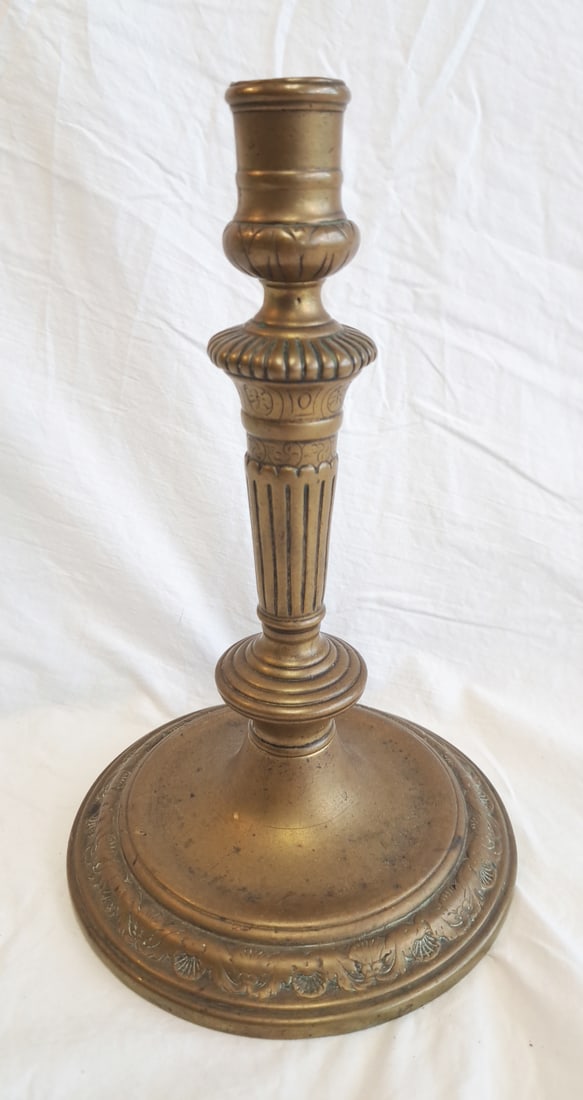 Heavy Brass Candlestick (1 of 7)