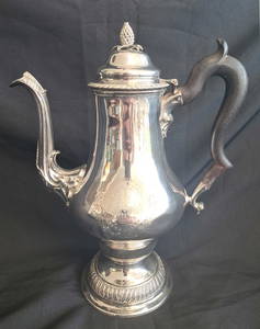 C. 1800 Joseph Holt Ingraham Coin Silver Tea Pot