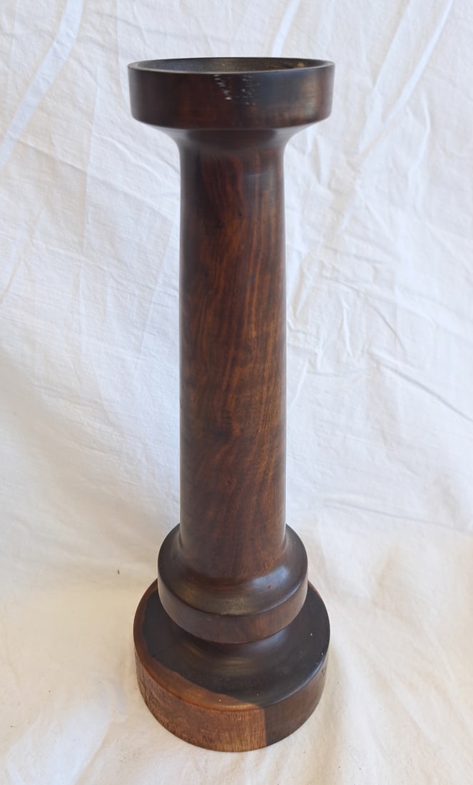 Early Lignum Vitae Candlestick (1 of 6)