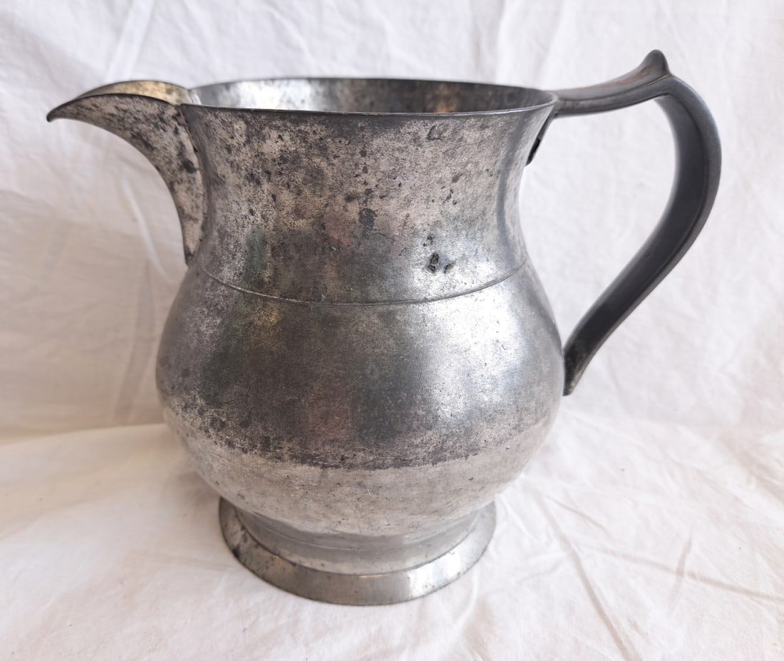 Pewter Pitcher signed Freeman Porter, Westbrook, Maine. (1 of 7)